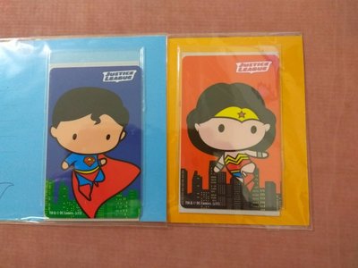 DC正義聯盟《SUPERMAN》《WONDER WOMAN》悠遊卡，兩款可選，售價150元