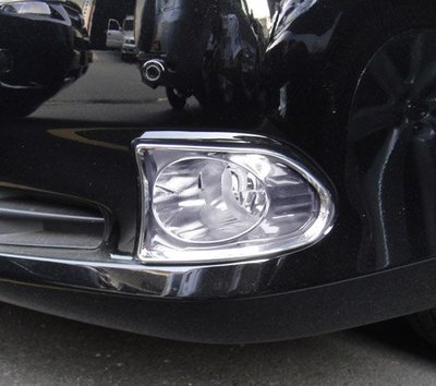 圓夢工廠 Lexus 2009~2012 ES300 ES330 ES350 改裝 鍍鉻銀車燈框飾貼 霧燈框 霧燈銀罩框