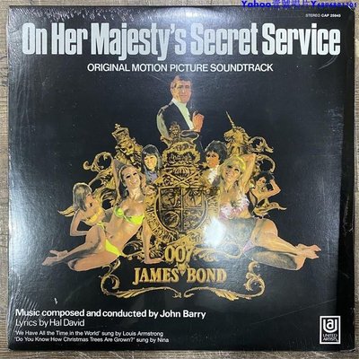 007女王密使ON HER MAJESTY'S SECRET SERVICE原聲LP黑膠唱片～Yahoo壹號唱片