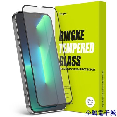 企鵝電子城Ringke 透明強化玻璃螢幕保護貼 iPhone 14 Plus iPhone 14 屏幕保護膜 韓國 Glas