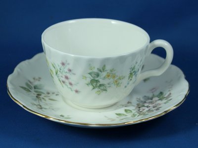 [美]英國百年名瓷MINTON骨瓷茶杯/咖啡杯二用杯盤組SPRING VALLEY+HAWORTH