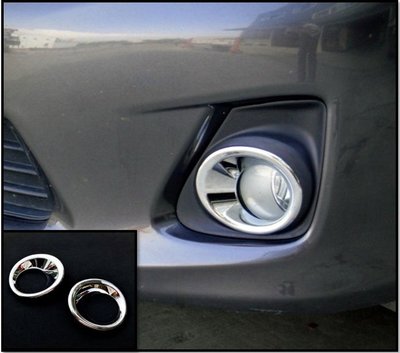 圓夢工廠 Toyota Altis 10.5 代 2010~2012 改裝 鍍鉻銀 車燈框飾貼 前保桿 霧燈框 霧燈罩