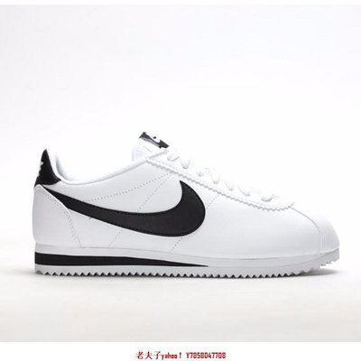 Nike Cortez W White 阿甘 白黑 807471-101鞋[飛凡男鞋]
