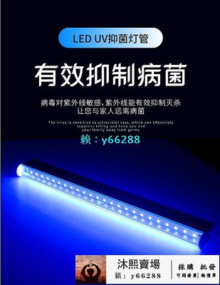 LED紫外線燈  24V紫外線抑菌燈管12V藍紫光110V紫外線燈管包