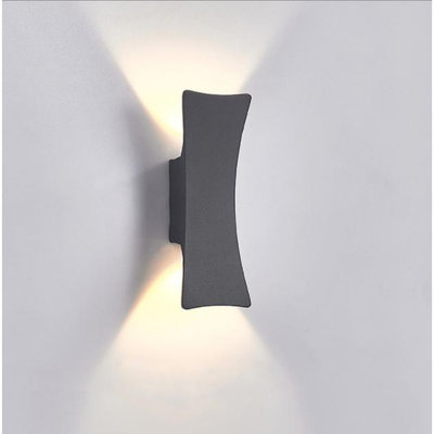 戶外防水LED壁燈現代簡約室外露臺燈具客廳過道陽臺燈臥室床頭燈