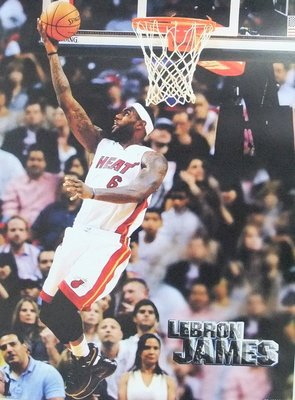 NBA邁阿密熱火詹姆士LEBRON JAMES海報7