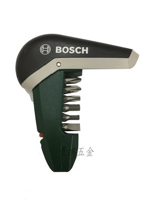 景鴻五金 公司貨 德國 BOSCH 電鑽 7件式 起子頭 配件 套裝工具組 超優質感 居家 專業 都好用 含稅價