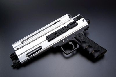 【BCS生存遊戲】FS G2 ELITE CO2動力銀色鎮暴槍 全金屬製槍身 防衛利器 空槍版-FSCG2A