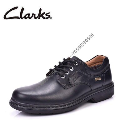 Clarks克拉克Rockie Lo GTX防水男鞋低幫商務休閑鞋防水牛皮鞋