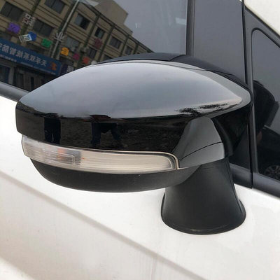 適用於福特 Ecosport 2013 - 2021 2 件 ABS 鍍鉻汽車後視鏡後視鏡蓋裝飾裝飾貼紙 A。
