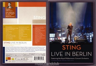 音樂居士新店#史汀 Sting - Live In Berlin 柏林演唱會 (/dts) DVD