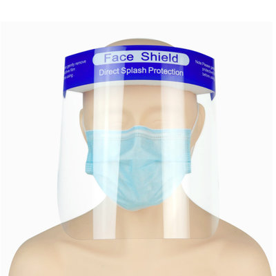 【Docomo】頭戴式透明防護面罩 (防疫隔離面罩/全臉防護面具/不起霧/透明面罩/防飛沫防塵防噴濺)