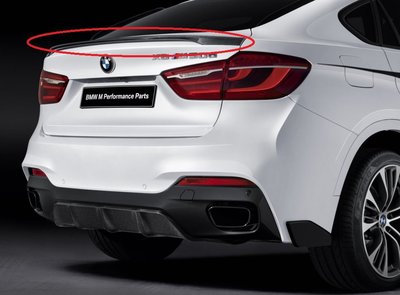 BMW M Performance Carbon 碳纖維 尾翼 For F16 X6 35i 50i M50d