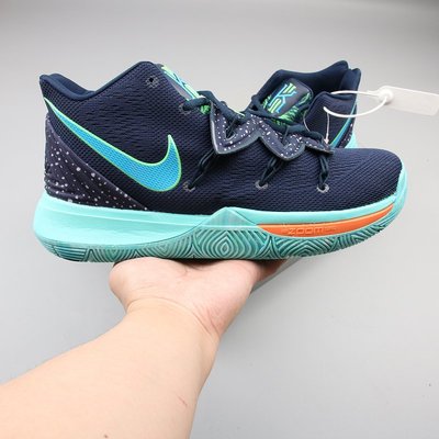Nike Kyrie 5 PE 外星人 飛碟 深藍薄荷 休閒運動 籃球鞋 AO2919-400 男鞋
