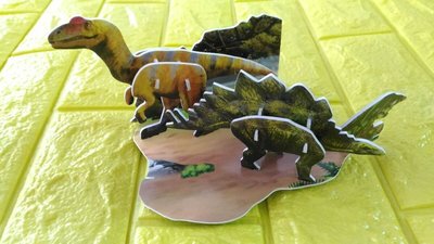 3D恐龍立體拼圖(5款益智玩具)