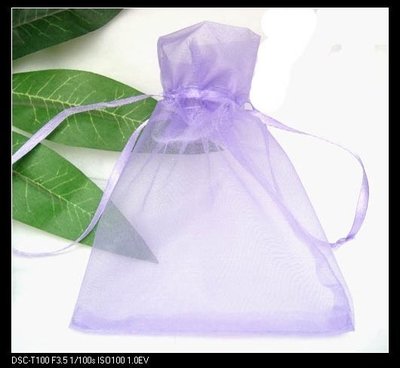 ＊結婚小禮＊素面紫色雪紗袋~9*12耶誕節禮品包裝袋.糖果袋.喜糖盒.香包束口袋.送客禮~訂作