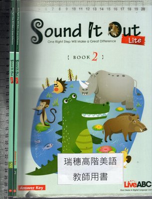 佰俐O《Sound It Out Lite 【BOOK 2】Answer Key+【BOOK 2+】共2本 4CD》