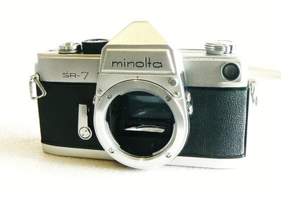 【悠悠山河】稀有經典必藏 美樂達第一台純機械高級底片單眼相機--Minolta SR7 *~收藏級~*已保養 測光表正常