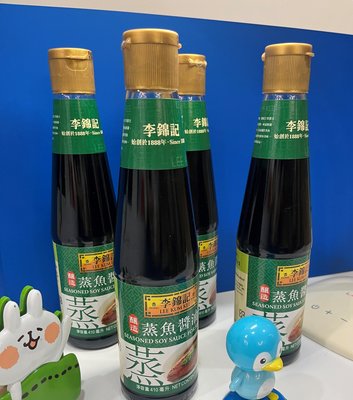 李錦記 釀造蒸魚醬油410ml x  4 瓶  到期日2024/06/15***特價
