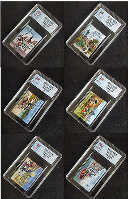 透明款迪士尼卡通郵票 米奇游玩法國 6枚帶6個盒子 盒子打不開