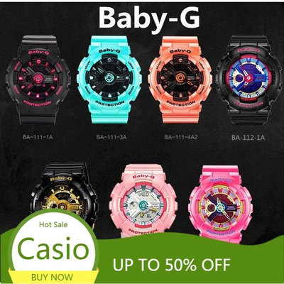 卡西歐 Baby-G ba110 多色女孩手錶女士運動