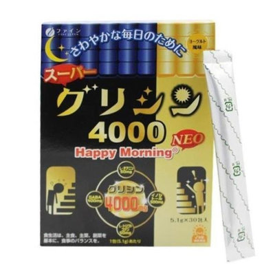 【鐘情小鋪】日本FINE氨基酸4000沖劑 HAPPY MORNING第四代加強版 30條