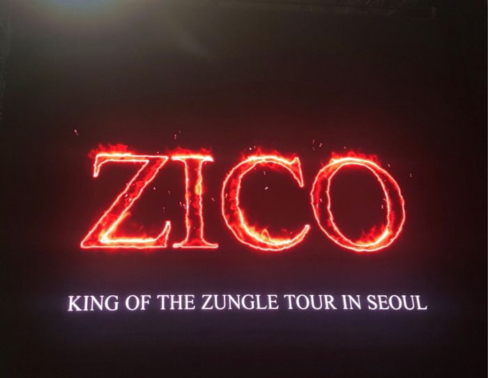 ZICO KING OF THE ZUNGLE TOUR IN SEOUL 禹智皓blockb 2018 演唱會周邊