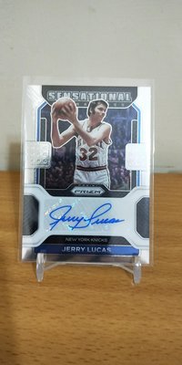 2021-22 prizm NBA75大巨星 Jerry Lucas auto