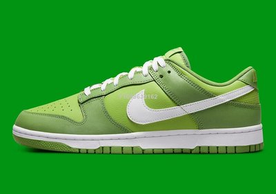 【代購】Nike Dunk Low Vivid Green 橄欖綠 青蘋果 綠白 低幫休閒滑板鞋DJ6188-300