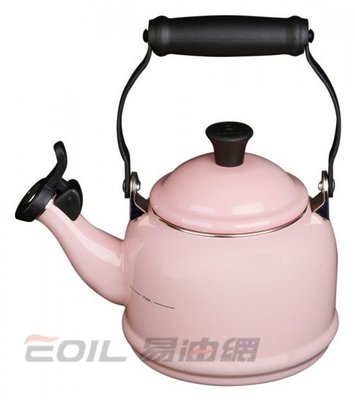 【易油網】【缺貨】Le Creuset 茶壺 大型 粉色系列 笛音壺 1.1L 雪紡粉 92000900401000
