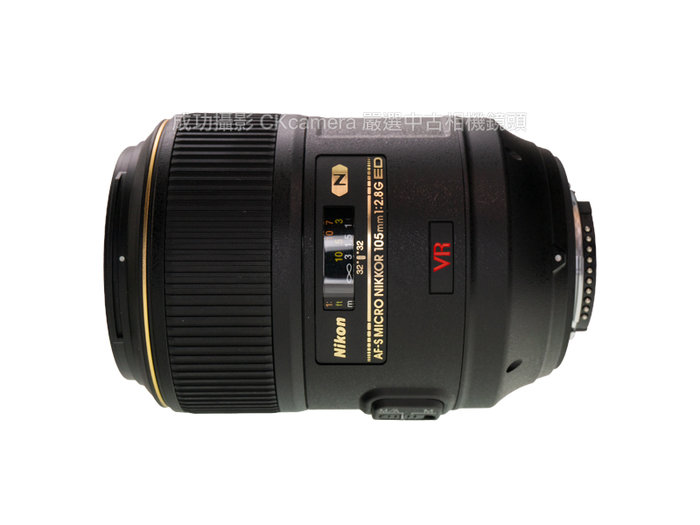 成功攝影Nikon AF-S FX Micro 105mm F2.8 G IF-ED VR 中古二手1:1全幅