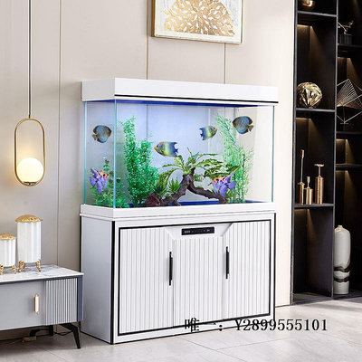 玻璃魚缸超白玻璃生態魚缸家用客廳辦公室中大型可定制免換水底過濾水族箱水族箱