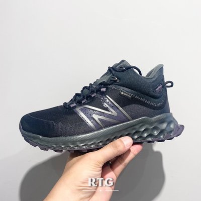 【RTG】NEW BALANCE WTGAMGB1 GORE-TEX 黑紫 越野慢跑 高筒 緩震 包覆 女鞋