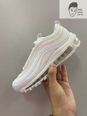 【AND.】NIKE AIR MAX 97 全白 3M 反光 子彈 氣墊 女款 DH8016-100