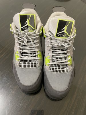 {藤井小舖-旭}爆款Air Jordan 4 Retro SE '95 Neon 灰綠 籃球鞋