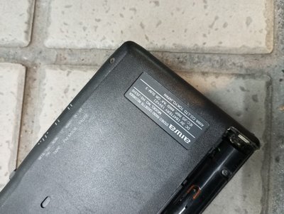 愛華磁帶機 HS-JS315 收錄放隨身聽 aiwa愛華JS315立體聲收音卡式磁帶隨身機 未測試 中古 零件機 故障機