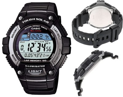 日本正版 CASIO 卡西歐 STANDARD W-S220-1AJF 男錶 手錶 太陽能充電 日本代購