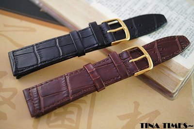 TINA TIMES~ LEE MOW SWISS 超微薄四周車縫專業錶帶 來自製錶國度的品質堅持 18mm 20mm