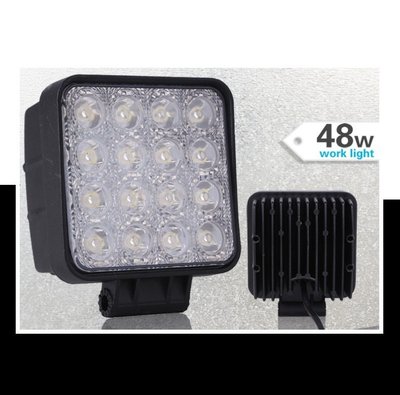48W LED工作燈 保證亮(白光聚光) 12V ~24V LED燈 霧燈 日行燈 探照燈 貨車燈