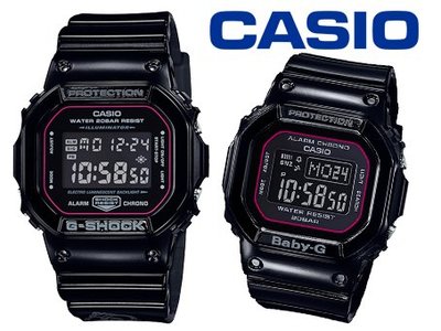 【威哥本舖】Casio G-Shock & Baby-G SLV-18B-1 天使與惡魔情侶對錶 SLV-18B
