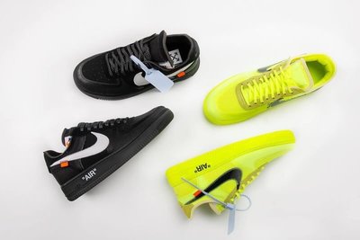 已售完～BEETLE OFF WHITE X NIKE LAB VLOT AIR FORCE 1 螢光/黑