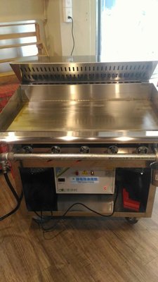 環保靜電處理型移動式鐵板燒大牛排煎台