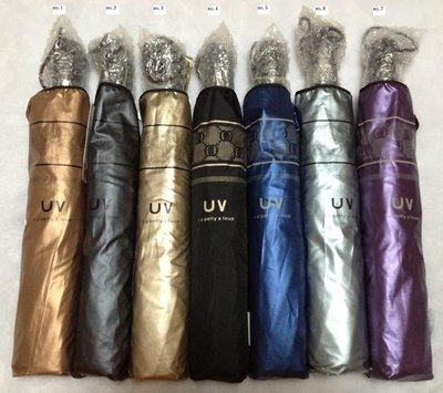 【雨傘專門店】La petty a loup~UV色膠自動開收500萬超大傘面超輕量晴雨傘(折傘)~二號最後一把下標即售