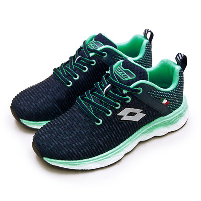 利卡夢鞋園–LOTTO 專業輕量透氣慢跑鞋--TRON創跑系列--藍綠--2536--女