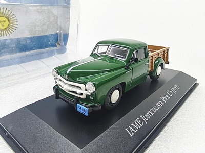 【熱賣精選】汽車模型 車模 收藏模型1/43 IAME JUSTICIALISTA Pick Up 1952 合金皮卡車模型