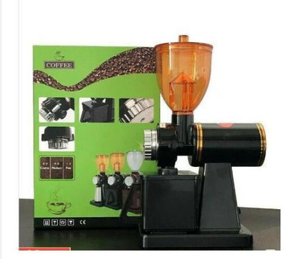 110v電動咖啡磨豆機(8檔調節)咖啡機研磨機粉碎機 110V