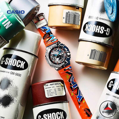 【新品上架】卡西歐 G-shock STREET SPIRIT 系列 GM-2100SS-1A 金屬表圈樹脂錶帶模擬數字