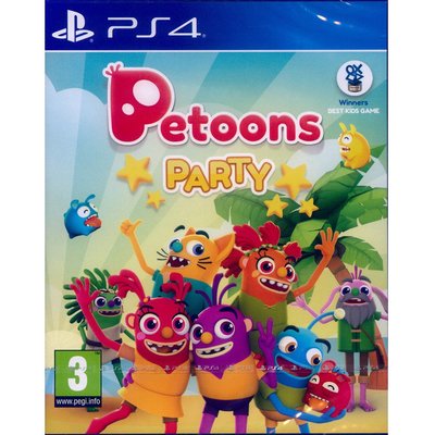 (現貨全新) PS4 卡通寵物派對 英文歐版 Petoons Party