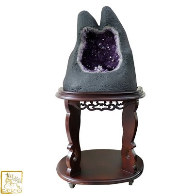 巴西 水型紫水晶洞 (手打洞)  淨重:107kg 【吉祥水晶專賣店】編號BN64