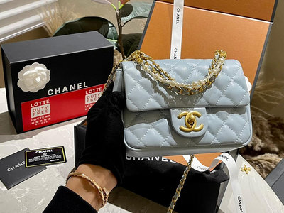【二手包包】小羊皮 Chanel 24 上新D2珍珠方胖子 就是我心心念念的夢中情包復古氛圍感瞬間拉滿 尺寸 NO83932